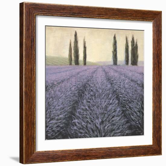 Lavender Horizon Detail-James Wiens-Framed Art Print