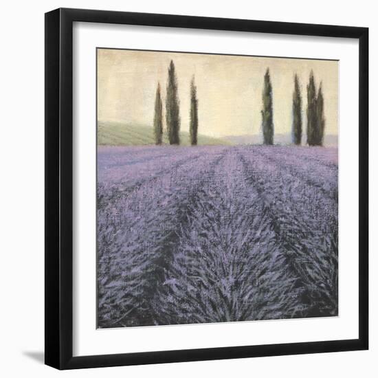 Lavender Horizon Detail-James Wiens-Framed Art Print