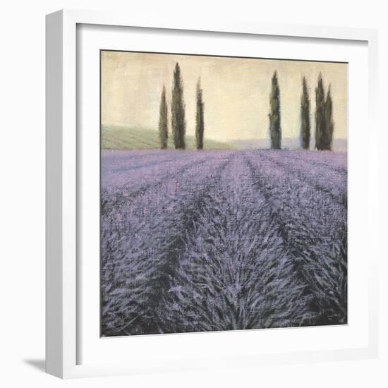 Lavender Horizon Detail-James Wiens-Framed Art Print