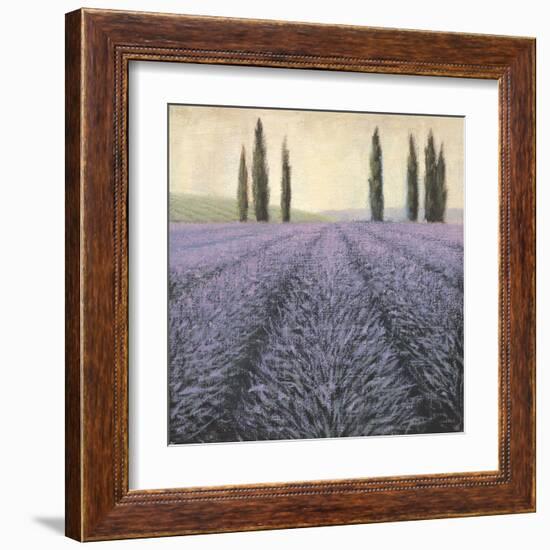 Lavender Horizon Detail-James Wiens-Framed Art Print