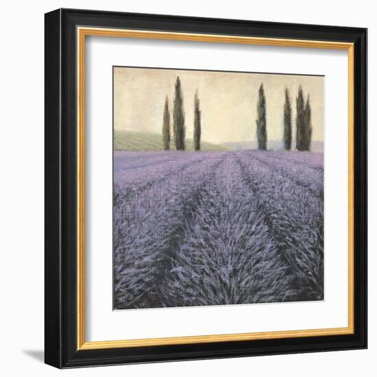 Lavender Horizon Detail-James Wiens-Framed Art Print