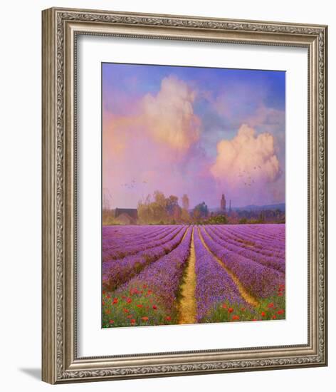 Lavender I-Chris Vest-Framed Art Print