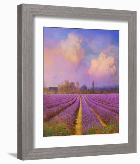 Lavender I-Chris Vest-Framed Art Print