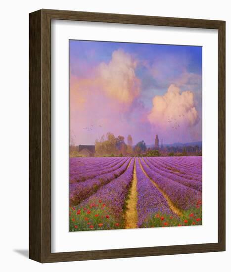 Lavender I-Chris Vest-Framed Art Print