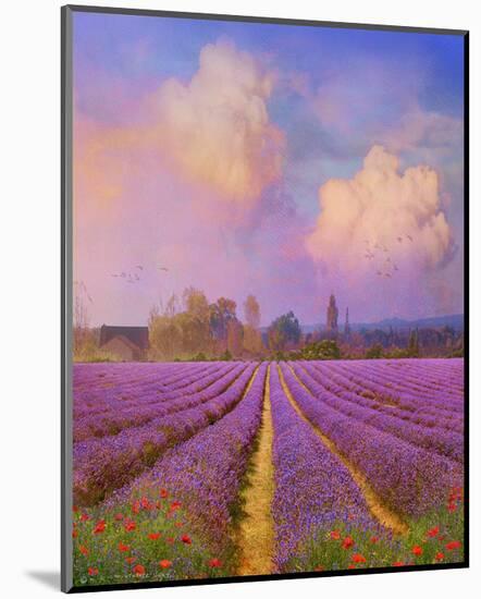 Lavender I-Chris Vest-Mounted Art Print