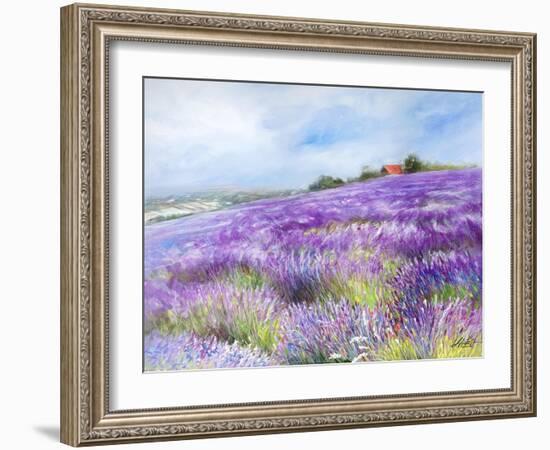 Lavender I-Li Bo-Framed Giclee Print