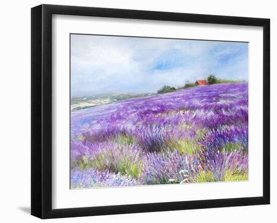 Lavender I-Li Bo-Framed Giclee Print