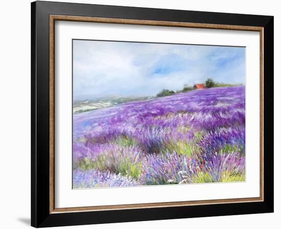 Lavender I-Li Bo-Framed Giclee Print