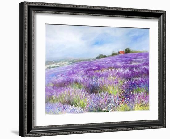 Lavender I-Li Bo-Framed Giclee Print