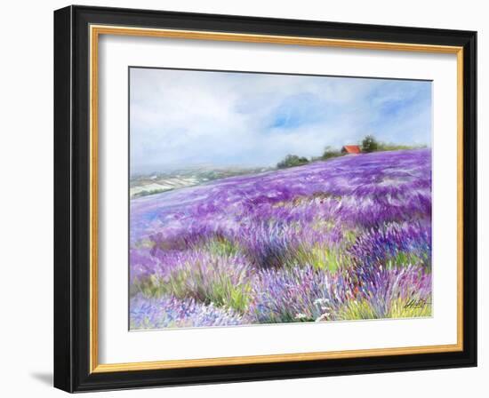 Lavender I-Li Bo-Framed Giclee Print