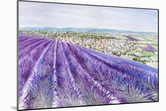 Lavender II-Li Bo-Mounted Giclee Print