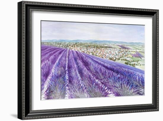 Lavender II-Li Bo-Framed Giclee Print