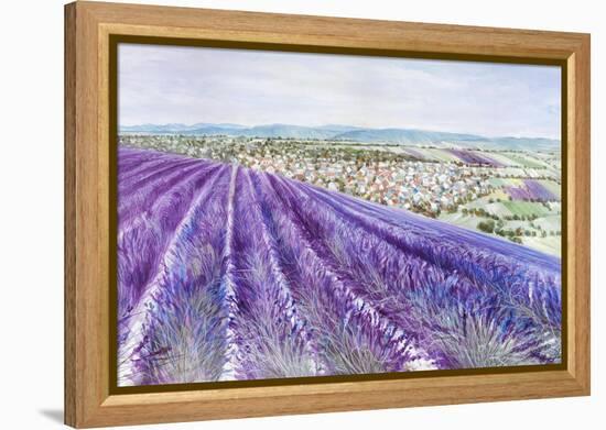 Lavender II-Li Bo-Framed Premier Image Canvas