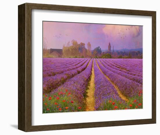 Lavender III-Chris Vest-Framed Art Print