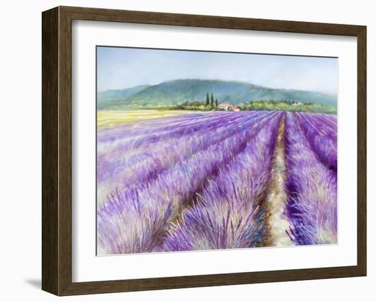 Lavender III-Li Bo-Framed Giclee Print