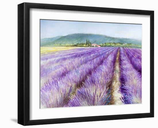 Lavender III-Li Bo-Framed Giclee Print