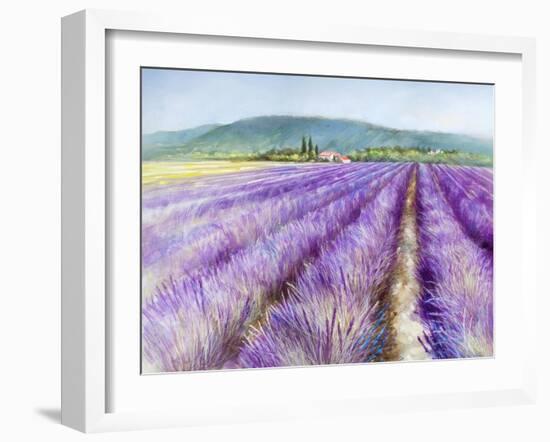 Lavender III-Li Bo-Framed Giclee Print