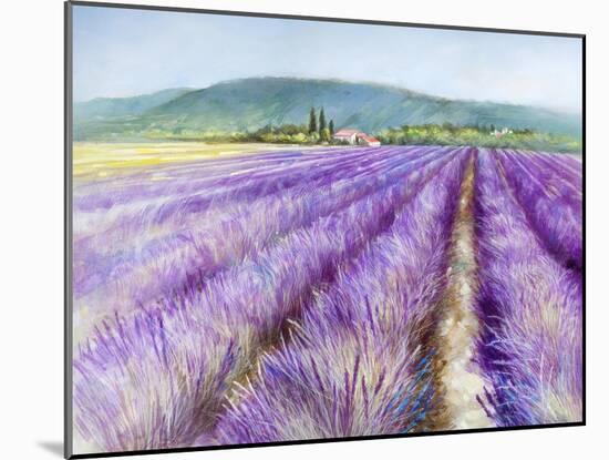 Lavender III-Li Bo-Mounted Giclee Print