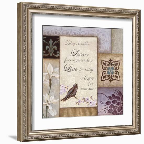 Lavender Inspiration I-null-Framed Art Print