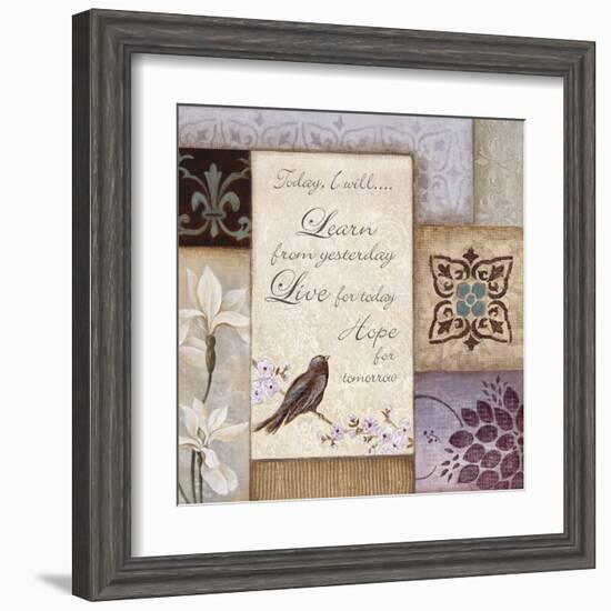 Lavender Inspiration I-null-Framed Art Print