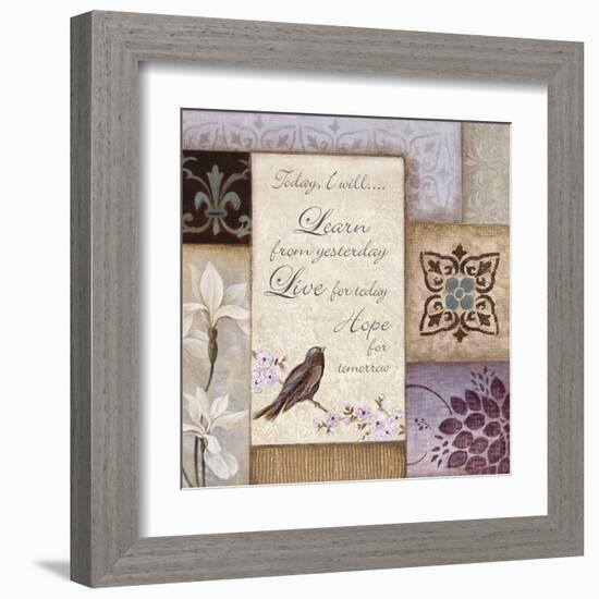 Lavender Inspiration I-null-Framed Art Print