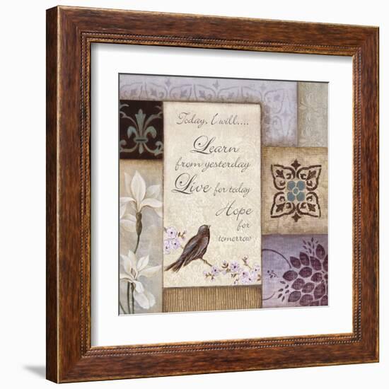 Lavender Inspiration I-null-Framed Art Print