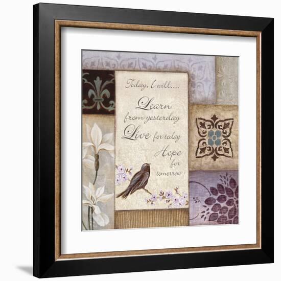 Lavender Inspiration I-null-Framed Art Print