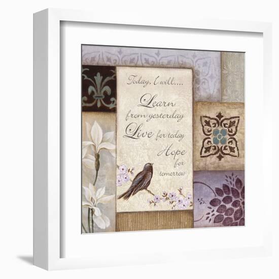 Lavender Inspiration I-null-Framed Art Print