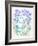 Lavender Mint Little Fierce-Cat Coquillette-Framed Art Print