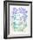 Lavender Mint Little Fierce-Cat Coquillette-Framed Art Print