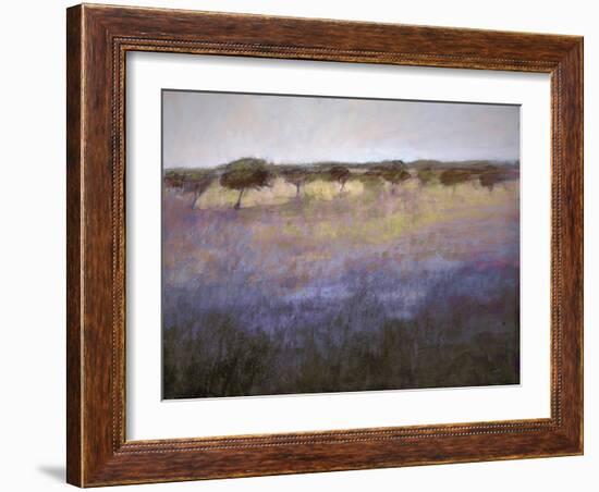 Lavender & Orchard Impression-Ken Hildrew-Framed Art Print