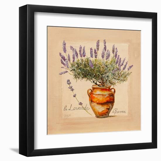 Lavender pot-Lizie-Framed Art Print