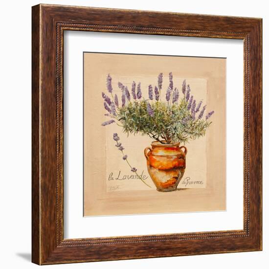 Lavender pot-Lizie-Framed Art Print