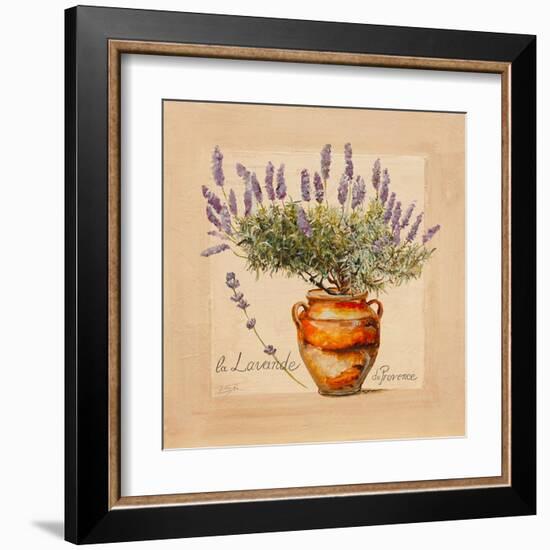 Lavender pot-Lizie-Framed Art Print