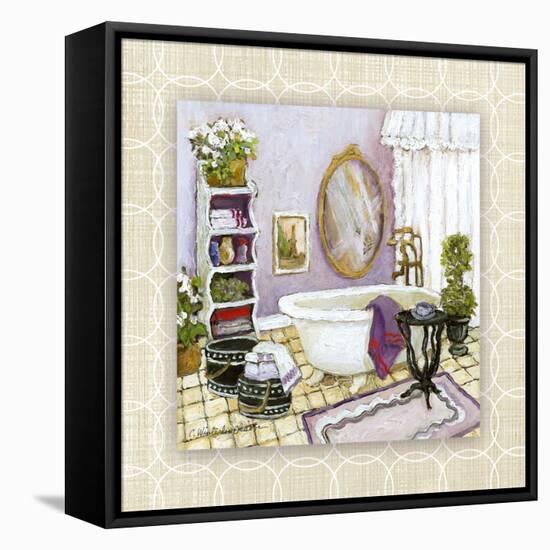 Lavender Scented Bath II-Charlene Olson-Framed Stretched Canvas