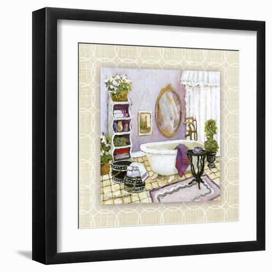 Lavender Scented Bath II-Charlene Olson-Framed Art Print