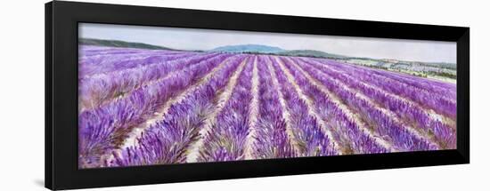 Lavender V-Li Bo-Framed Giclee Print