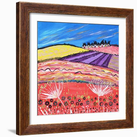 Lavender View-Caroline Duncan-Framed Giclee Print