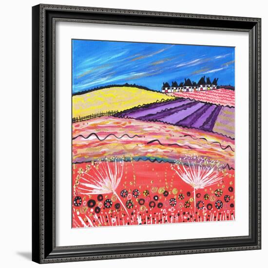 Lavender View-Caroline Duncan-Framed Giclee Print