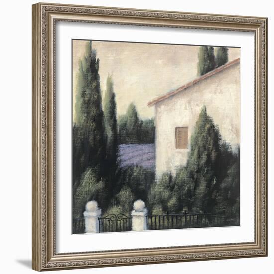 Lavender Villa Detail-James Wiens-Framed Art Print