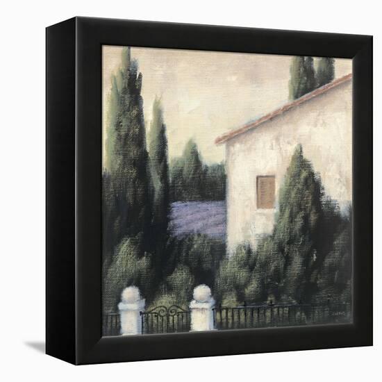 Lavender Villa Detail-James Wiens-Framed Stretched Canvas