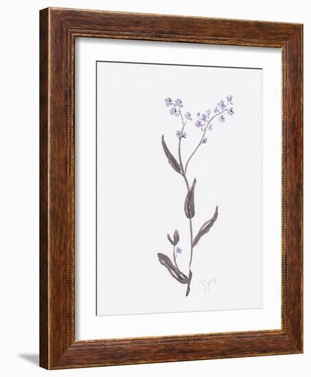 Lavender Wildflowers I-Beverly Dyer-Framed Art Print