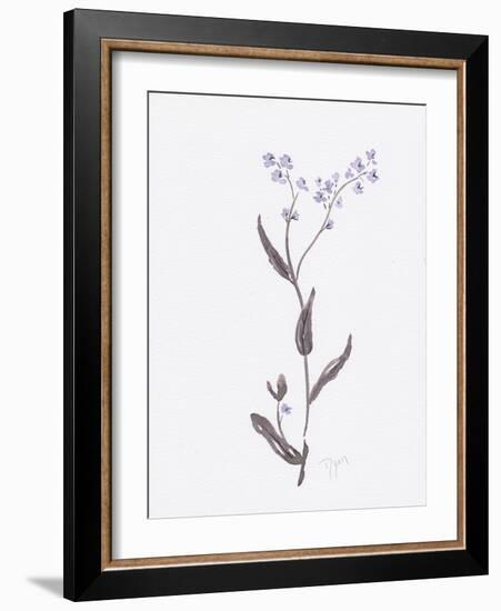 Lavender Wildflowers I-Beverly Dyer-Framed Art Print