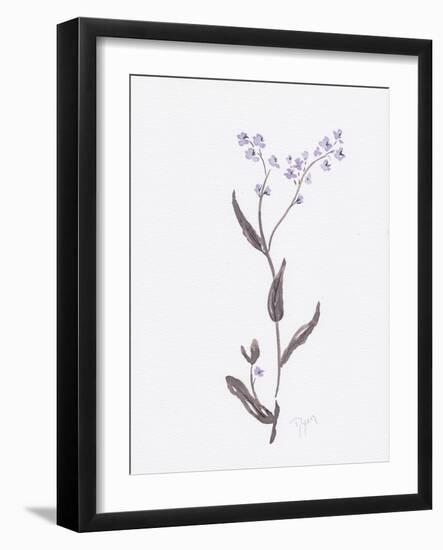 Lavender Wildflowers I-Beverly Dyer-Framed Art Print