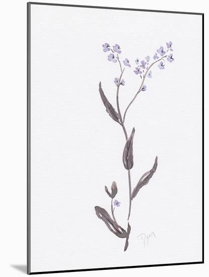 Lavender Wildflowers I-Beverly Dyer-Mounted Art Print