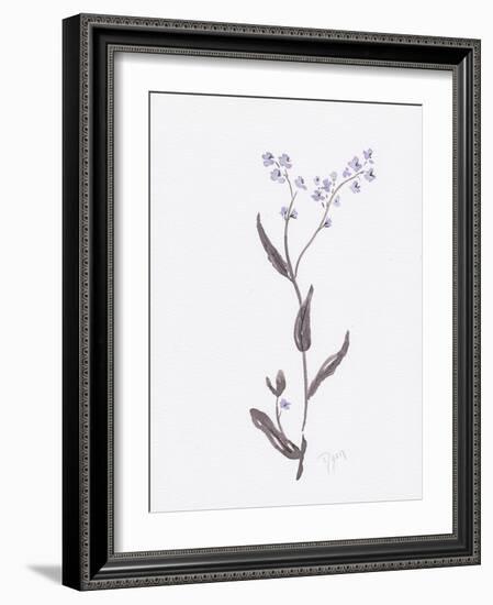 Lavender Wildflowers I-Beverly Dyer-Framed Art Print