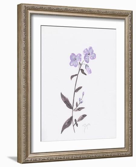 Lavender Wildflowers II-Beverly Dyer-Framed Art Print