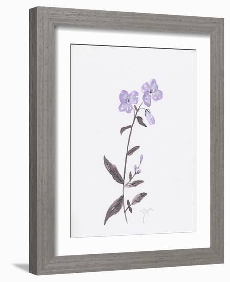 Lavender Wildflowers II-Beverly Dyer-Framed Art Print