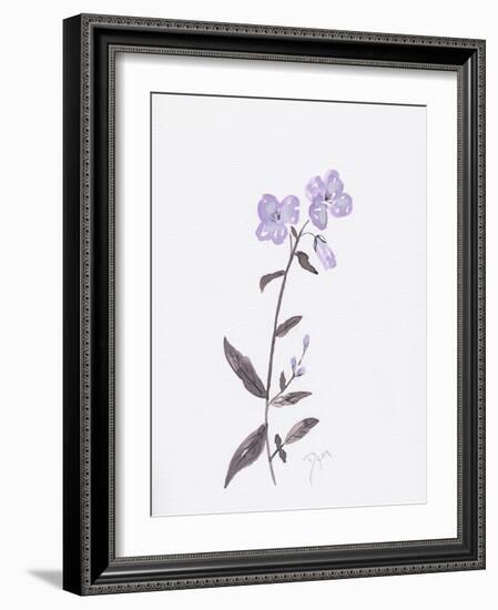 Lavender Wildflowers II-Beverly Dyer-Framed Art Print