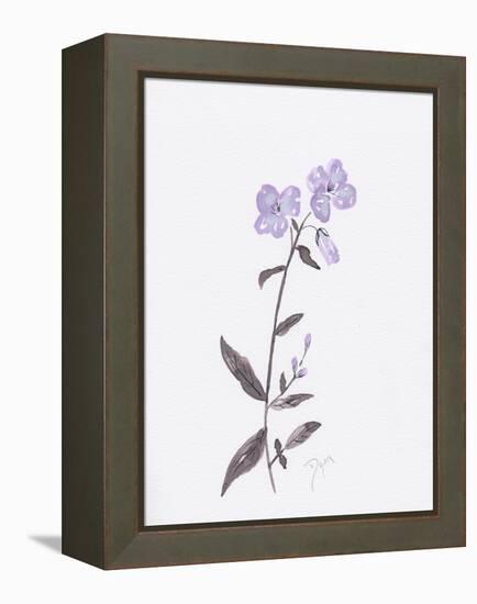 Lavender Wildflowers II-Beverly Dyer-Framed Stretched Canvas